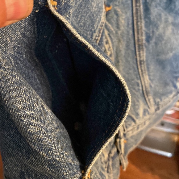 Vintage wrangler rugged wear Jean jacket with wool liner - Picture 7 of 9